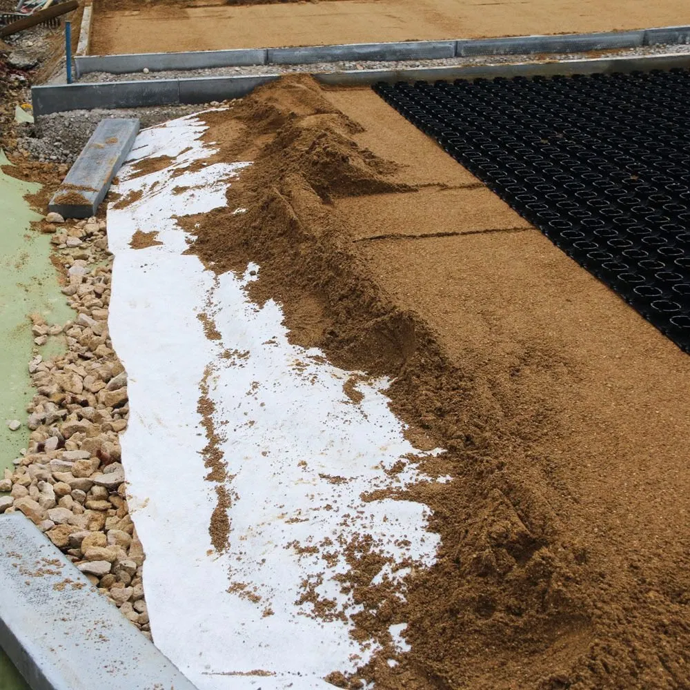 Pet (polyester) or PP (polypropylene) by Nonwoven Needle Punched Geotextile 100-800g