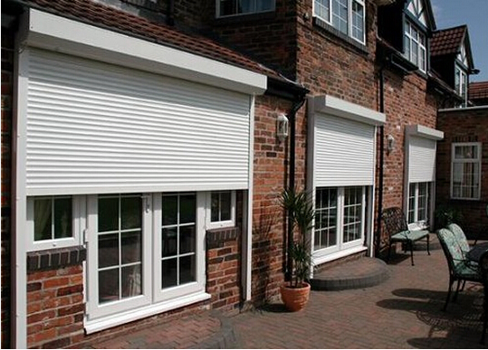 Aluminum Commercial Rolling Shutter Window Hf-077