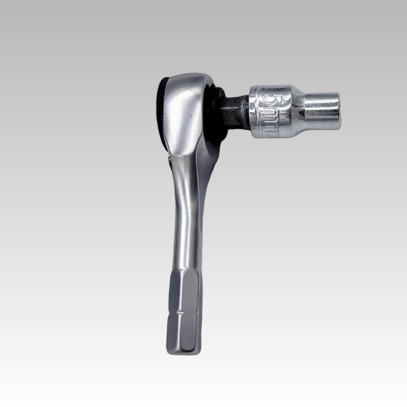 Hex Key Ratchet Wrench with 1/4-Inch Bit Holder