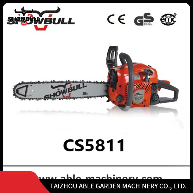 High Efficiency 58cc Pole Chainsaw 2.2kw CS5810 Gasoline Chain Saw