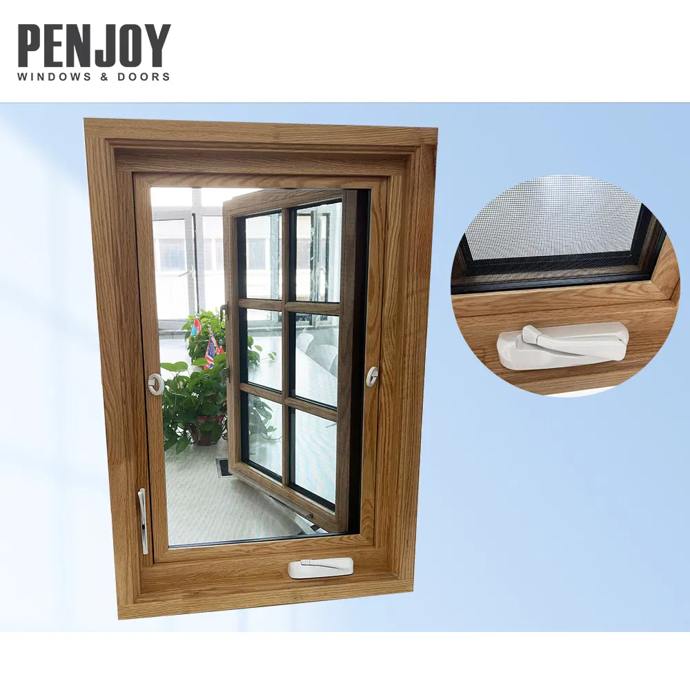America Standard Wood Outward Window Casement Window for House