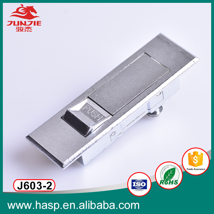 High Quality Hot Selling Swing Handle Flat Cabinet Toggle Lock Industrial Button Latch Electronic Door Toggle Lock J603-2