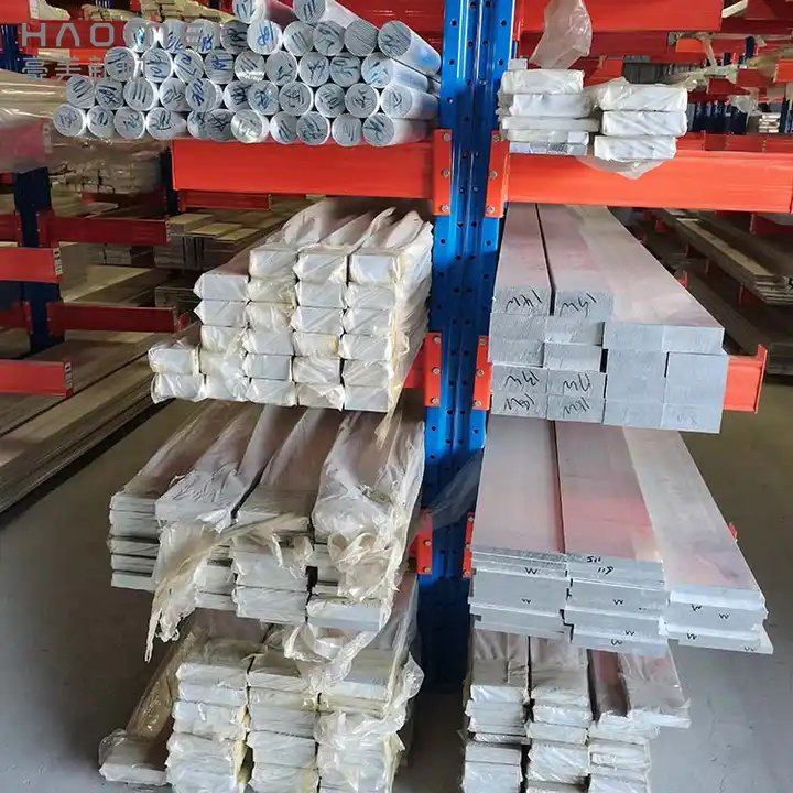 Aluminum Alloy Extursion Square Rod Bar with Cutting Size
