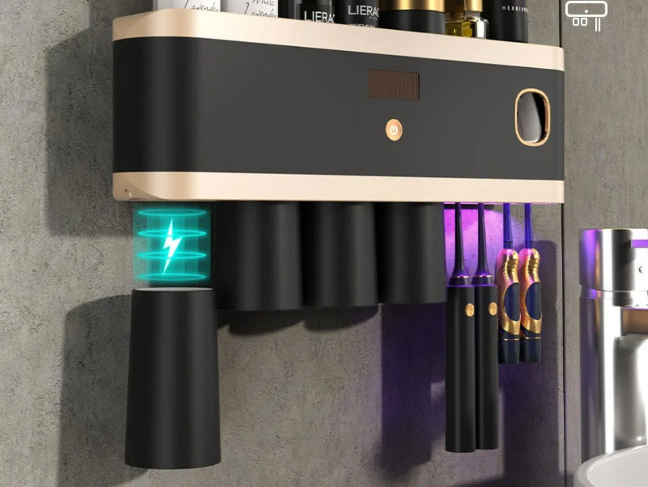 УФ-стерилизатор для зубных щеток с держателем