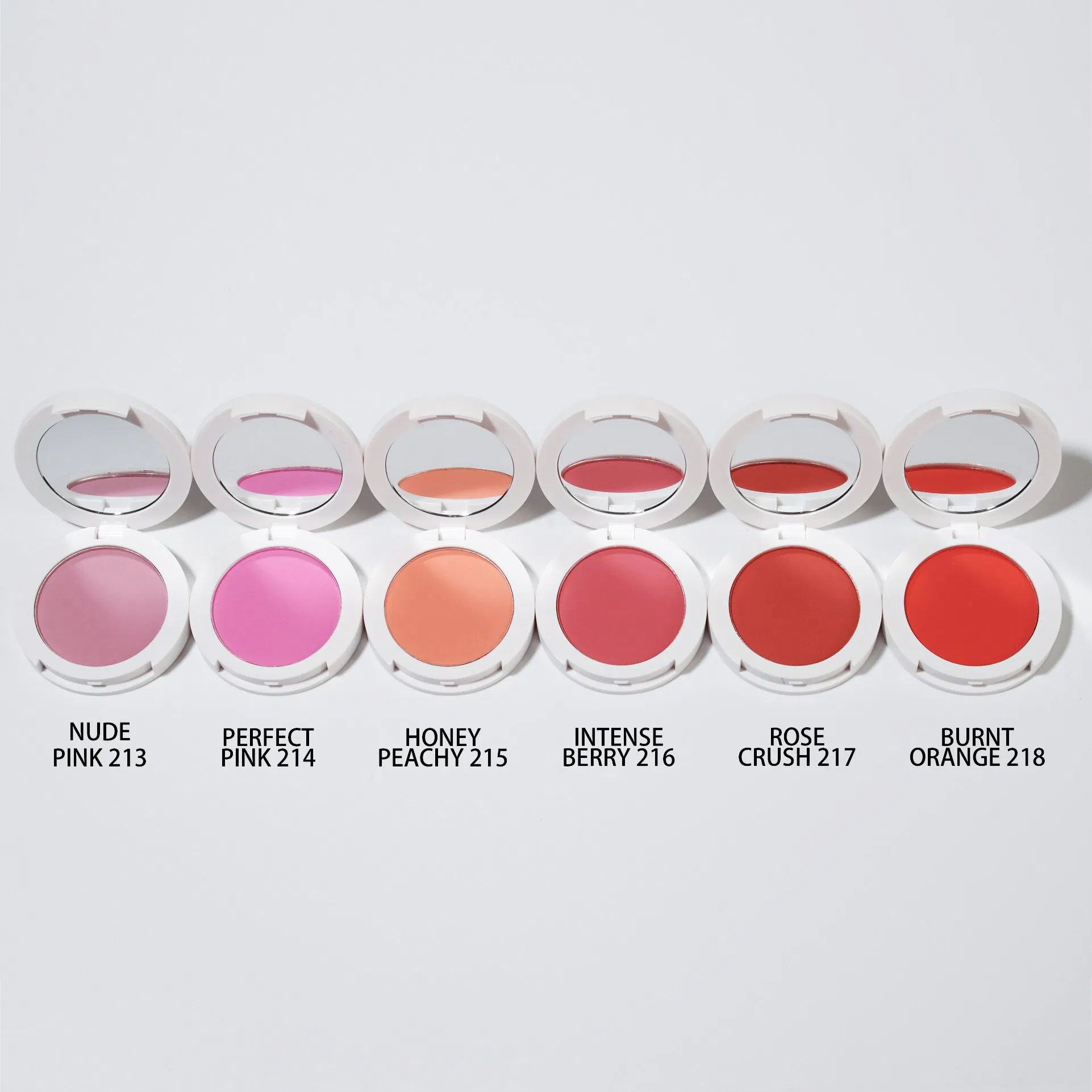 White Package High Pigment Blusher Private Label Blush Natural Blush Palette