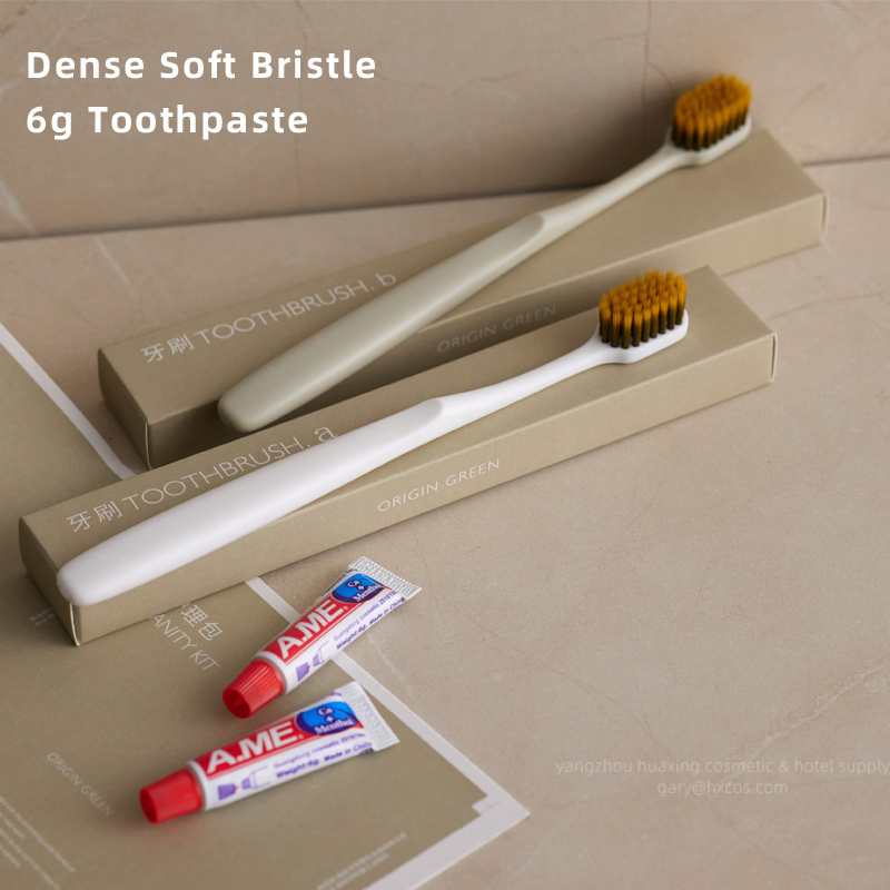 Soft Bristle Hotel Toothbrush with Support for Custom Branding Options