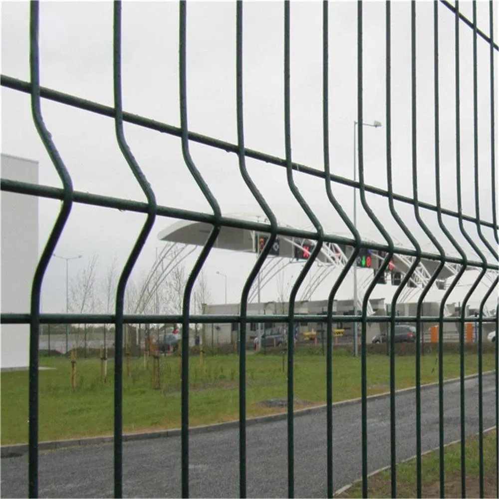 High Quality Galvanized PVC 3D Welded Steel Iron Wire Garden Fence Panels