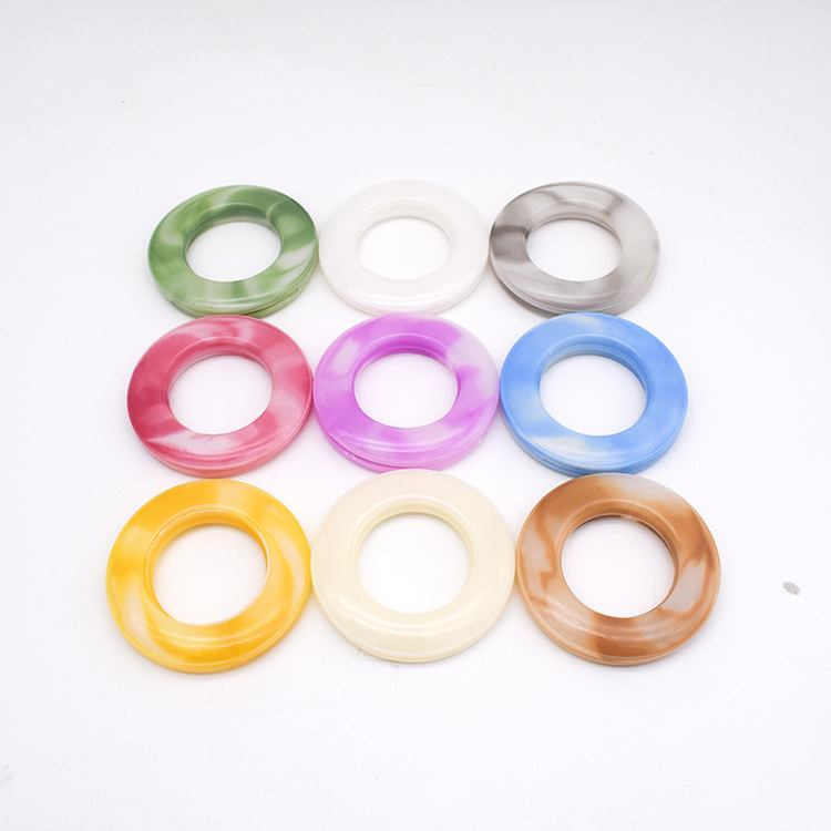 Imitation Jade Ring Curtain Accessories Roman Ring Shower Curtain Hooks Rings