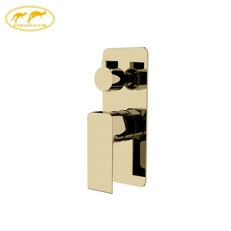 Bathroom Accessories Watermark Approved Double-Hole Configuration Shower Mixer with Diverter