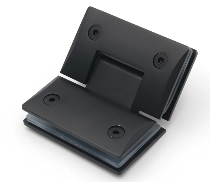 Matt Black Stainless Steel Glass Shower Door Hinges