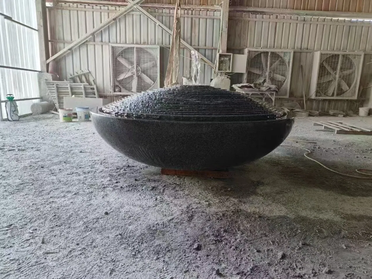 White Marble with Animal Fountain for Garden