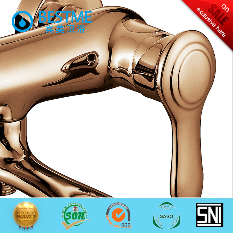 Смеситель для душа золотой розовый BM-50113R