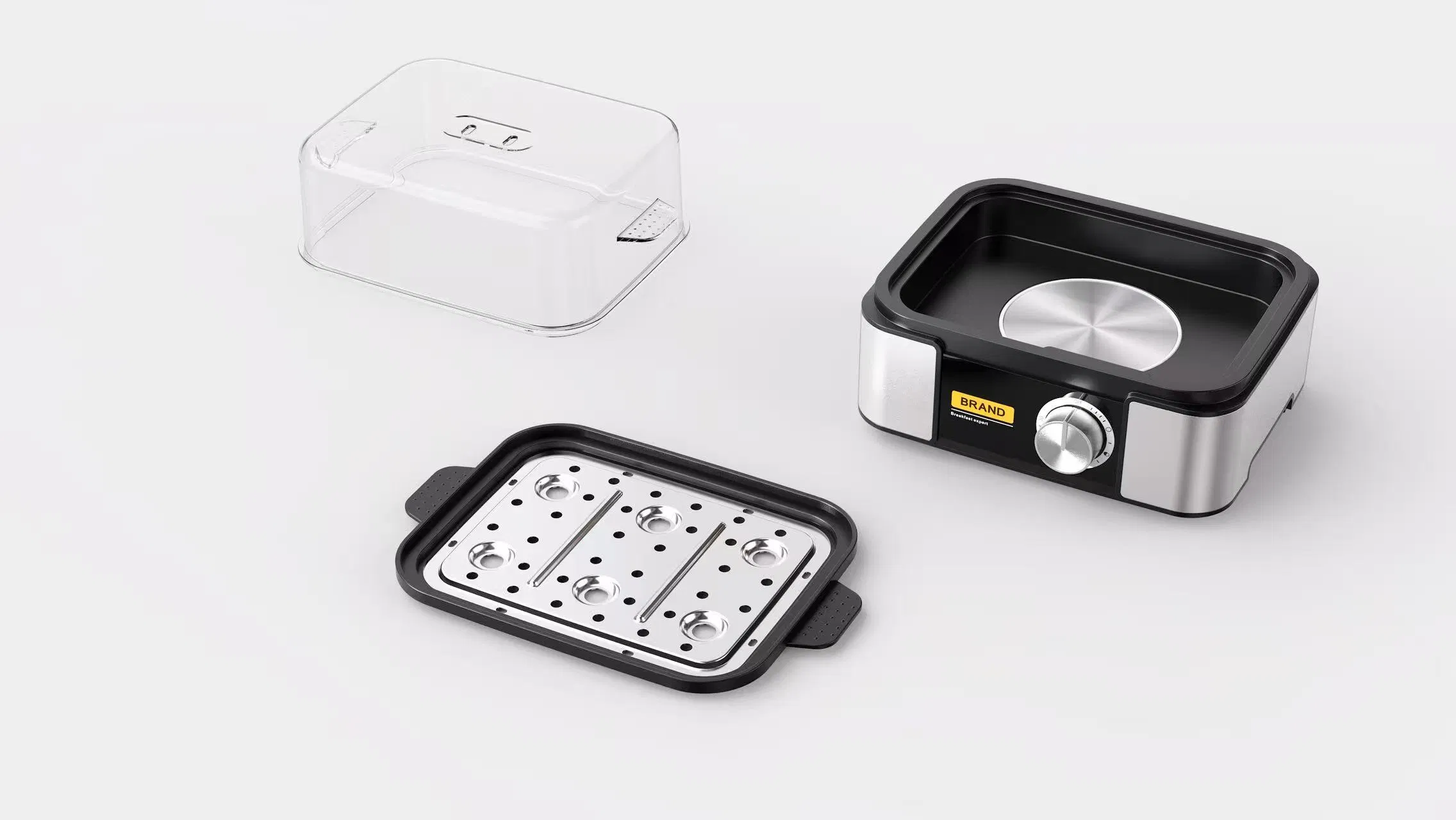 Efficient Electric Egg Boiler for 6 Eggs with Timer