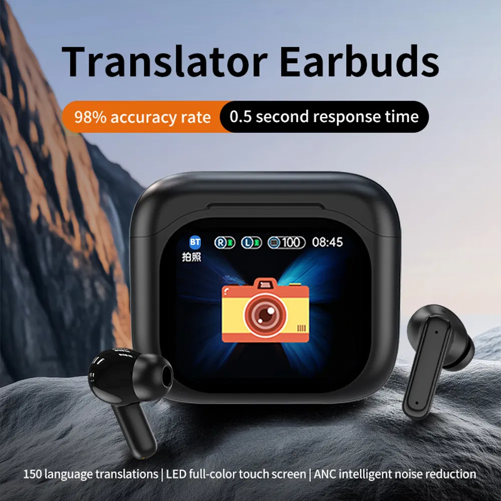 By16 Smart Voice Translator Earbuds 150 Languages Ai Real-Time Bluetooth Headphones