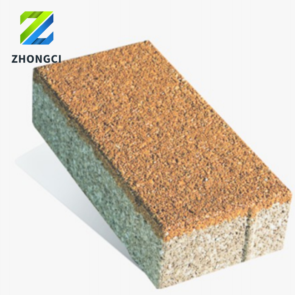 Water Permeable Brick Ceramic Clay Paving Brick for Plaza Outdoor Project Square Sidewalk Street Guiding Blind Road