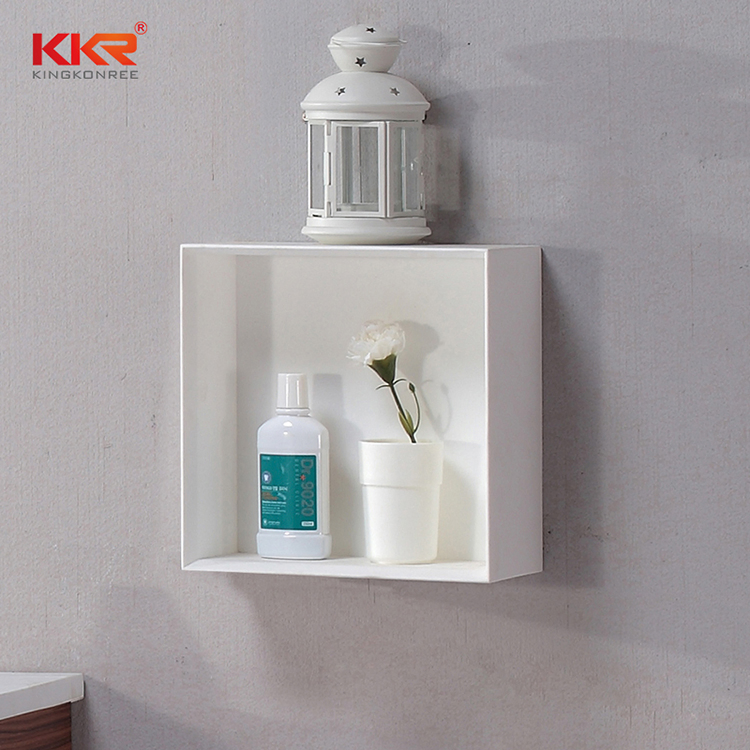 Solid Surface Bathroom Shelf Corner