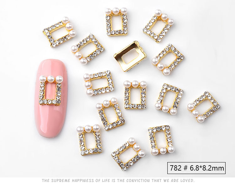 Mix Alloy Nail Art Crystal Rhiestone Stone Jewel Decoration for Beauty DIY Design