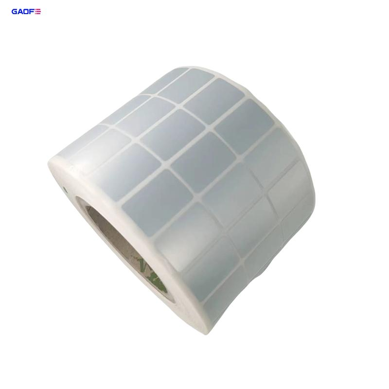 Strong Adhesive Oil Paint Surface Silver Blank Pet Matte High Temperature Sticker Roll Pet Label