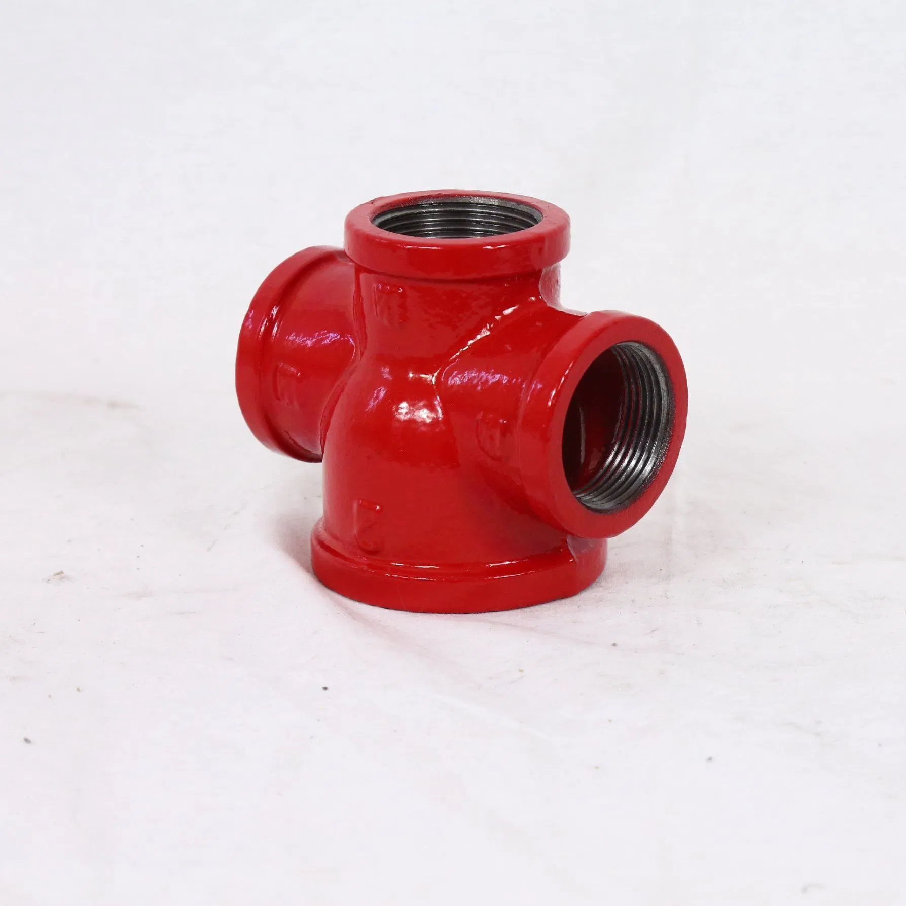 Kanaifu Malleable Iron Thread Pipe Fitting Reducing Cross for Fire Fighting