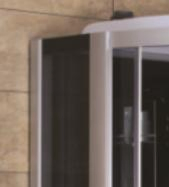 Factory Suppiler Bathroom Tempered Glass Bath Shower Cabin with Siliding Door