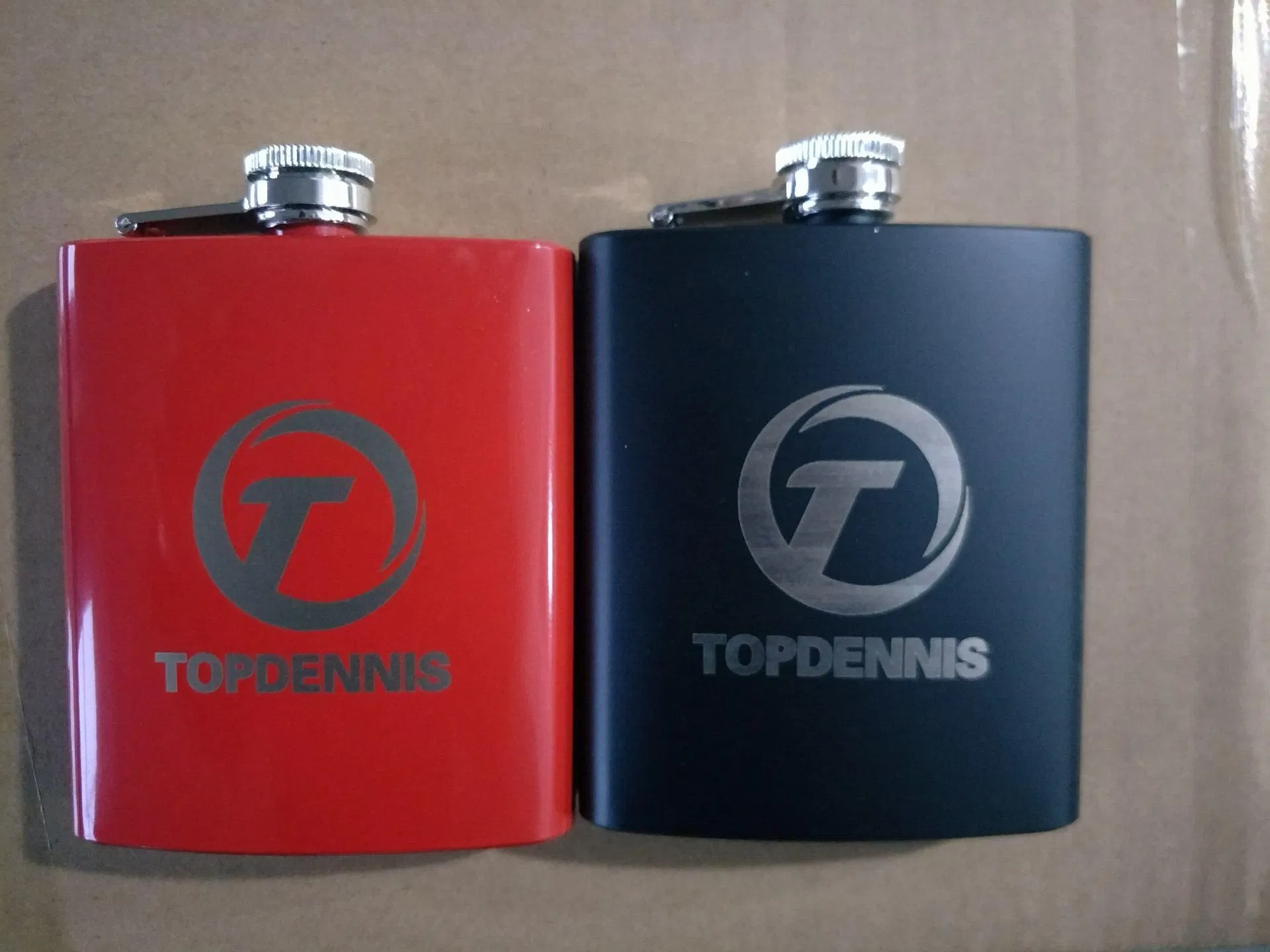 6oz Matte Black Hip Flask Stainless Steel Liquor Whiskey Alcohol Flask