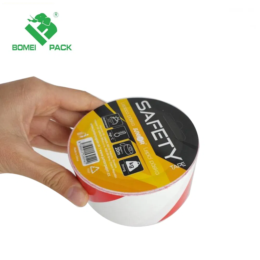 PVC Floor & Road Marking Red White Hazard Warning Tape