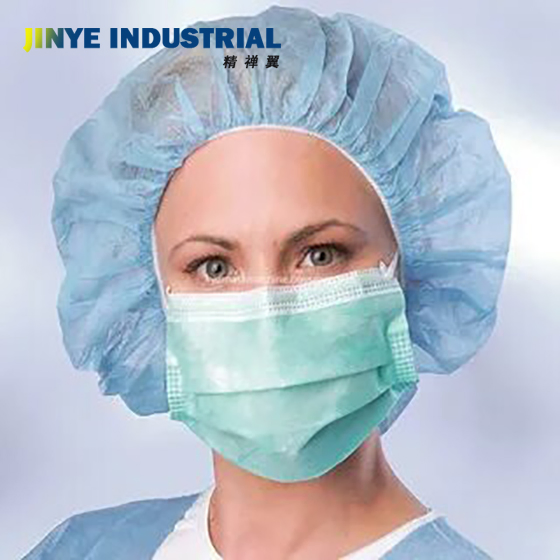 Disposable Non Woven Mob Cap Head Cover Cap for Doctors Caps