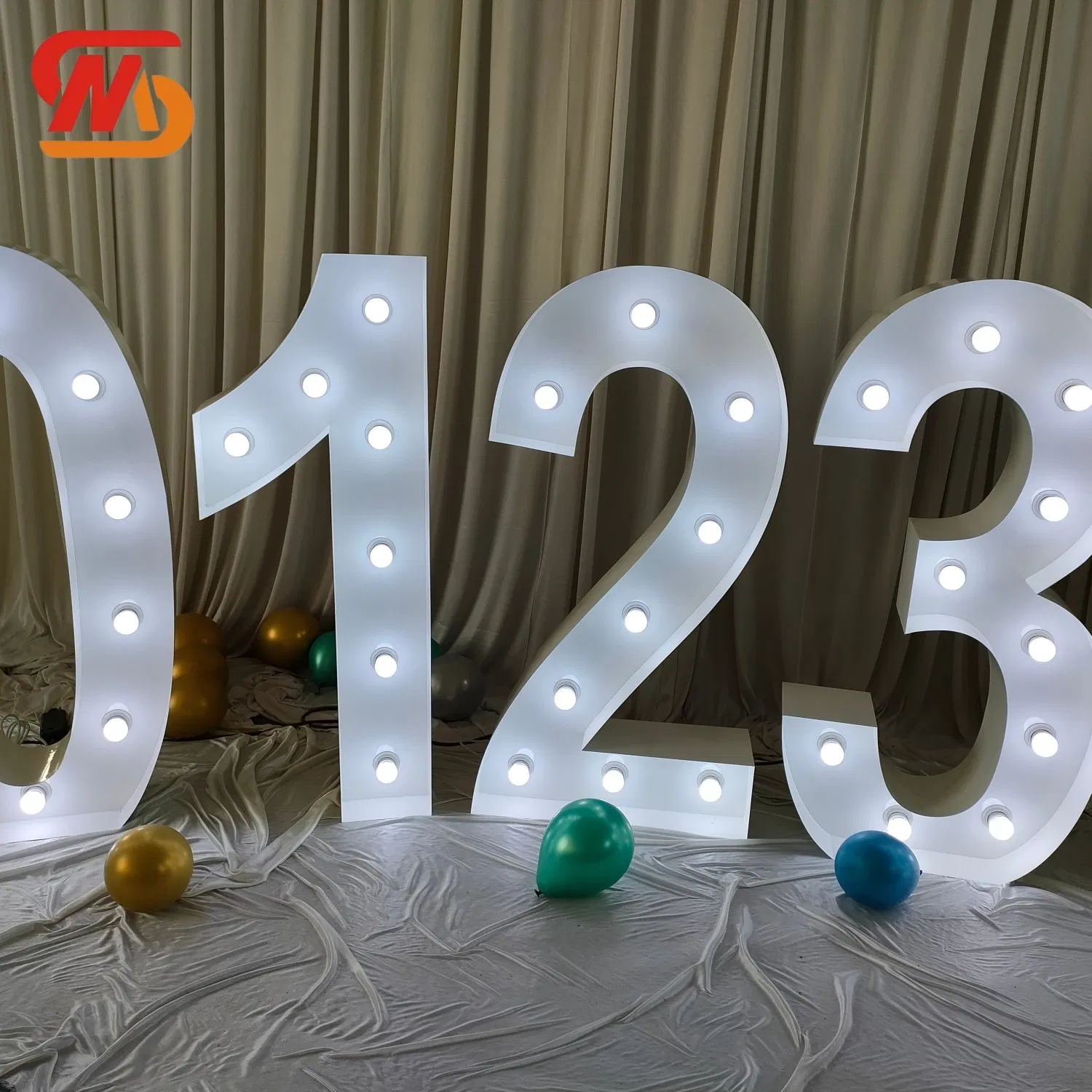 Smooth Outdoor Large Marquee Letter LED Letter Party Decoration Giant Light Marquee Letter