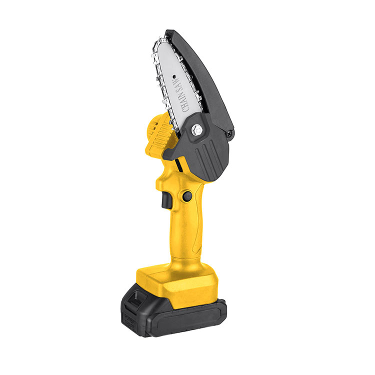 21V Cordless Electric Handheld Small Mini Chainsaw for Wood Cutting Tree Trimming