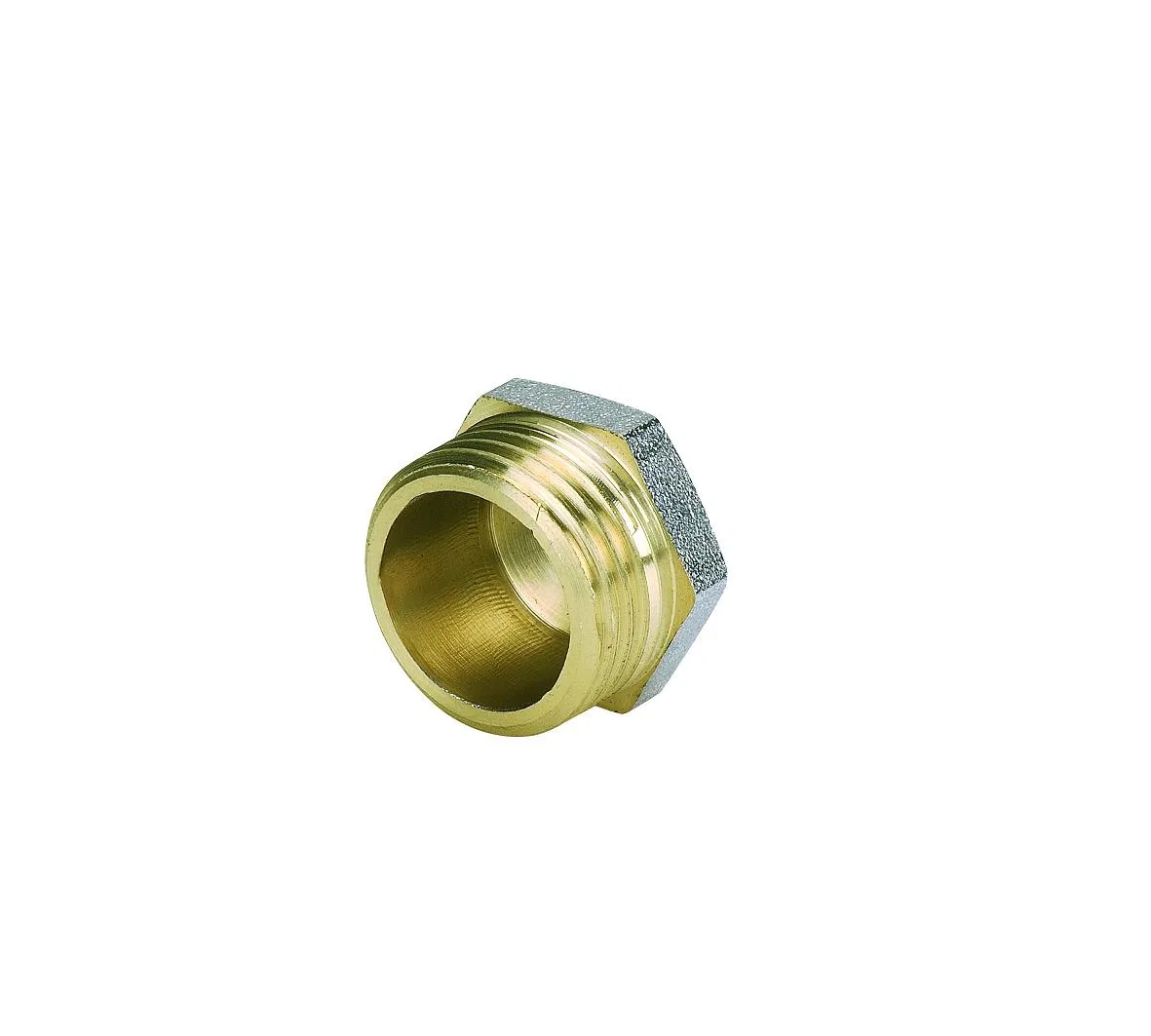 Cap Male Screw Fitting with Nikle-Plated (Hz8046)