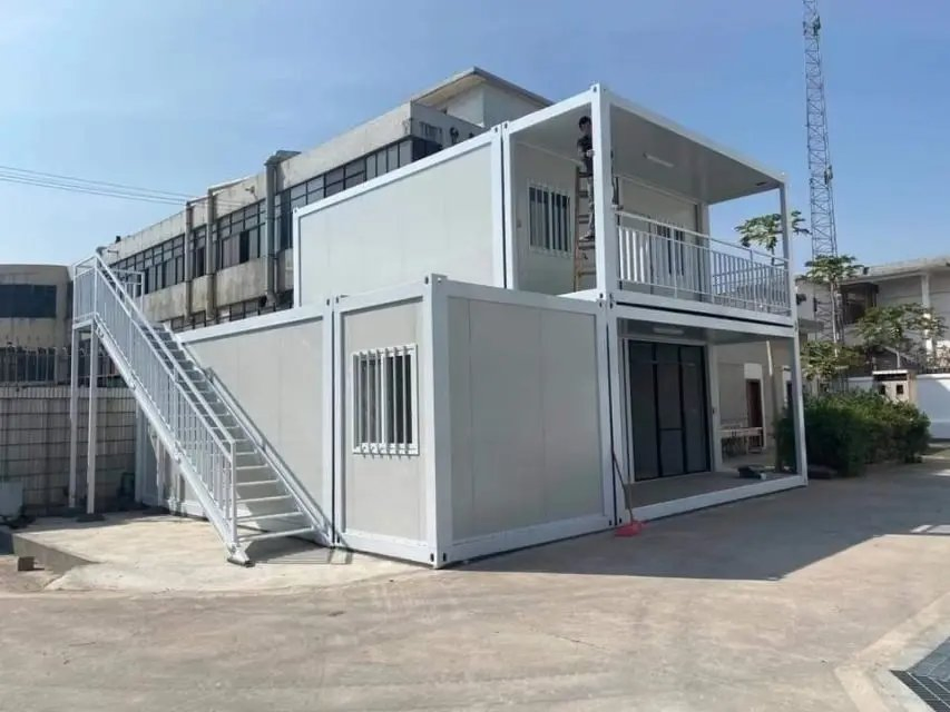 Easy Installation Customized Prefabricated House Mobile Home Steel Structure Building Glass Container House Luxury Prefab House