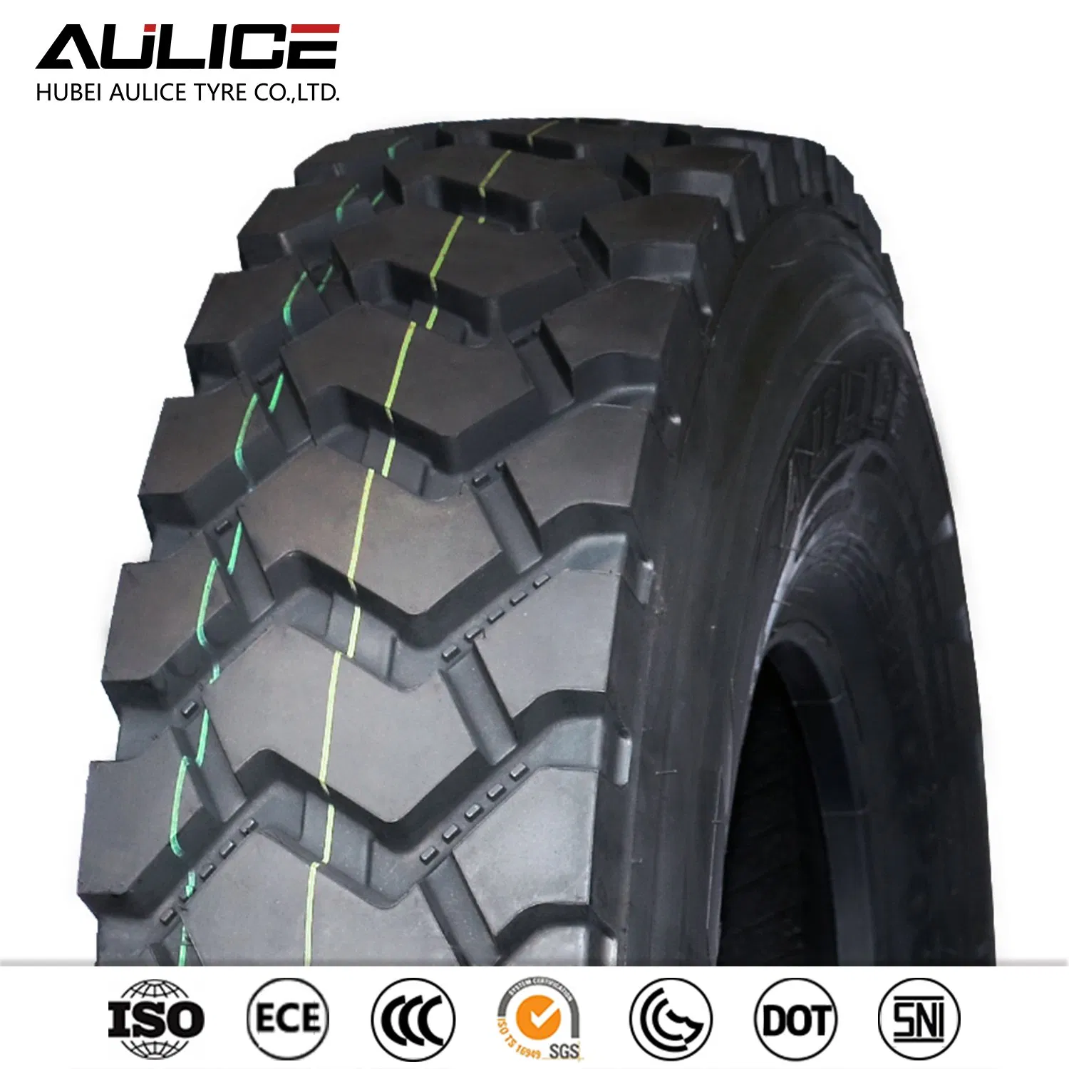 Aulice Brand All Steel Radial Truck Tyre 12.00R24 20PR/22PR, Transverse Pattern, High Quality, Long Mileage
