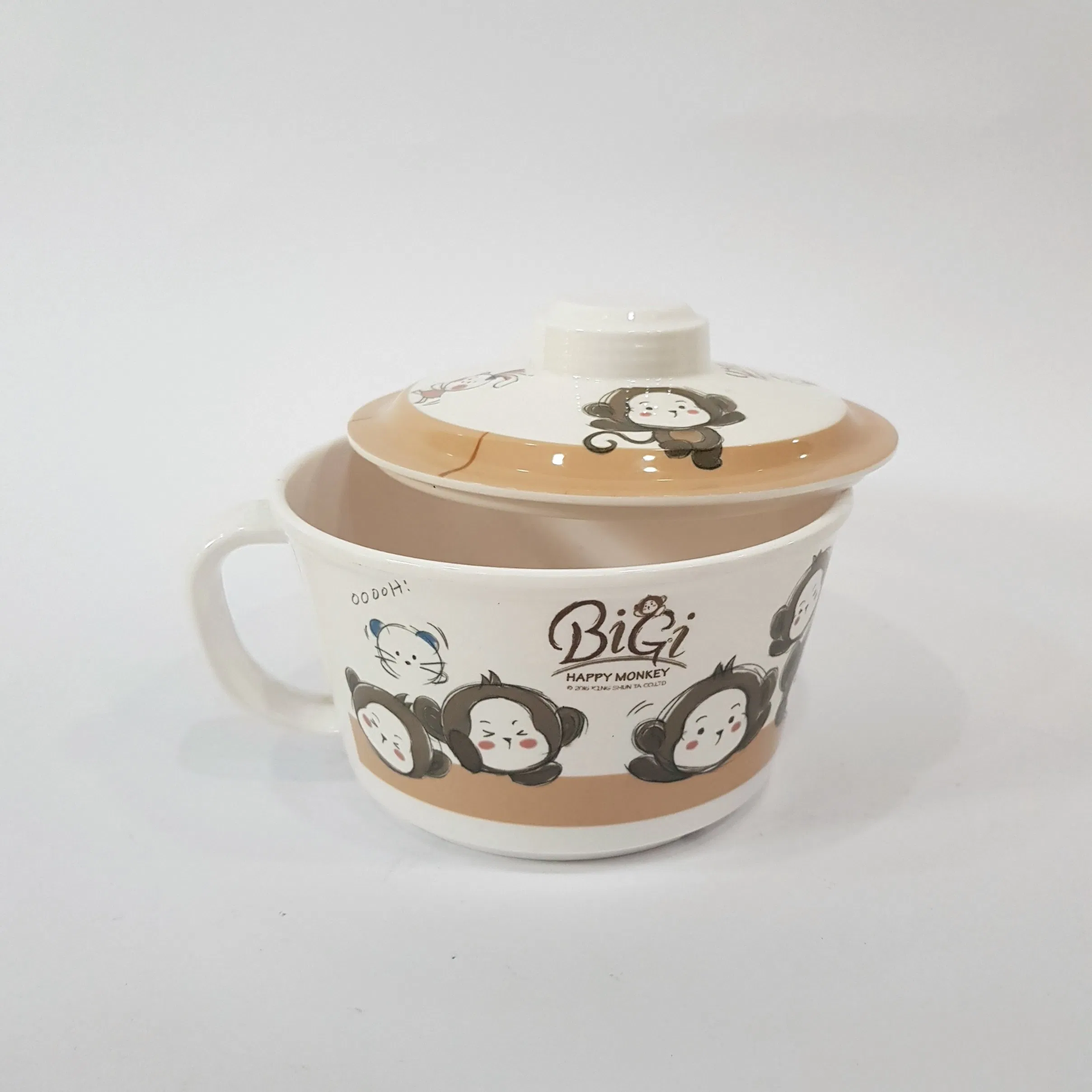 Детская кружка с крышкой и мультяшным рисунком, 800 мл