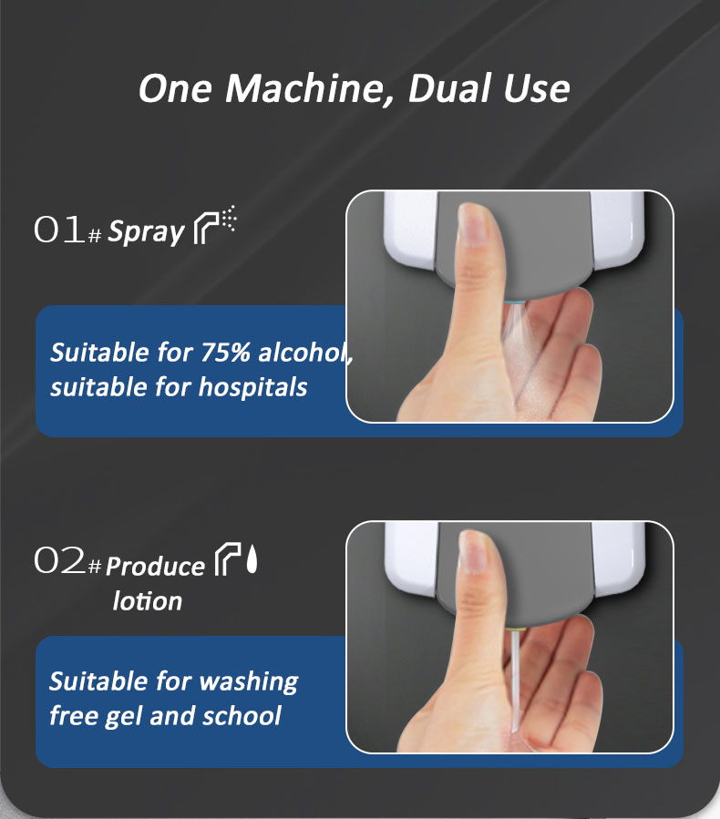 Настенный дозатор для жидкого мыла и пены Smarlean