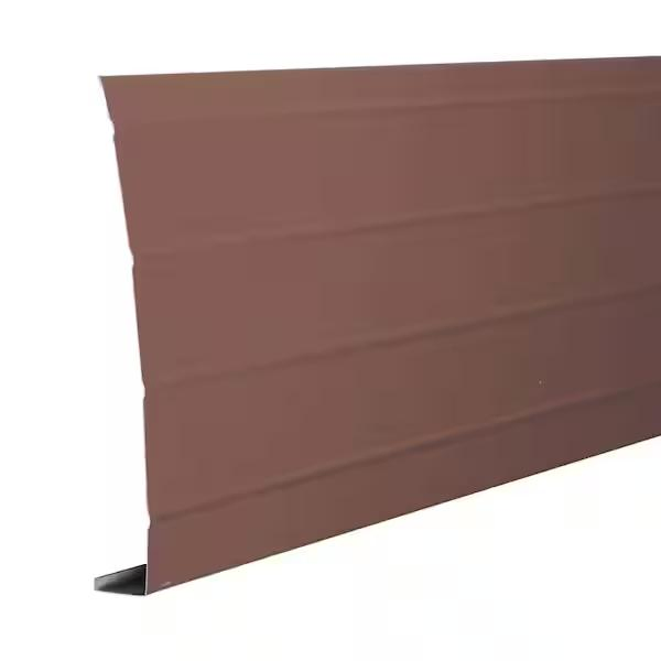 6in X 12FT Smooth Wood Grain Ribbed Aluminum Fascia Cover for Canada