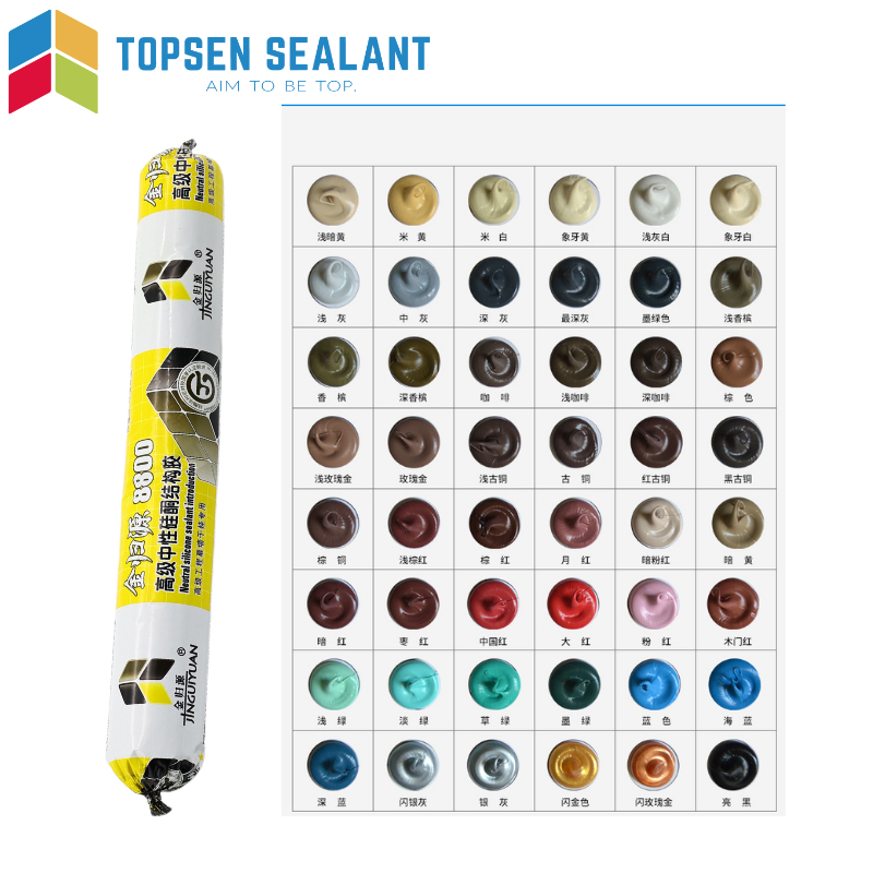 Factory Price Aging Resistance Sausage Neutral Weatherproof Silicone Sealant for Curtain Wall