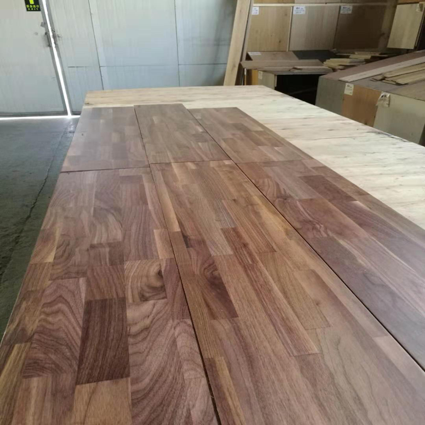 15-45mm Thick American Walnut Finger Jointed Panel/Edge Glued Panel for Interior Used
