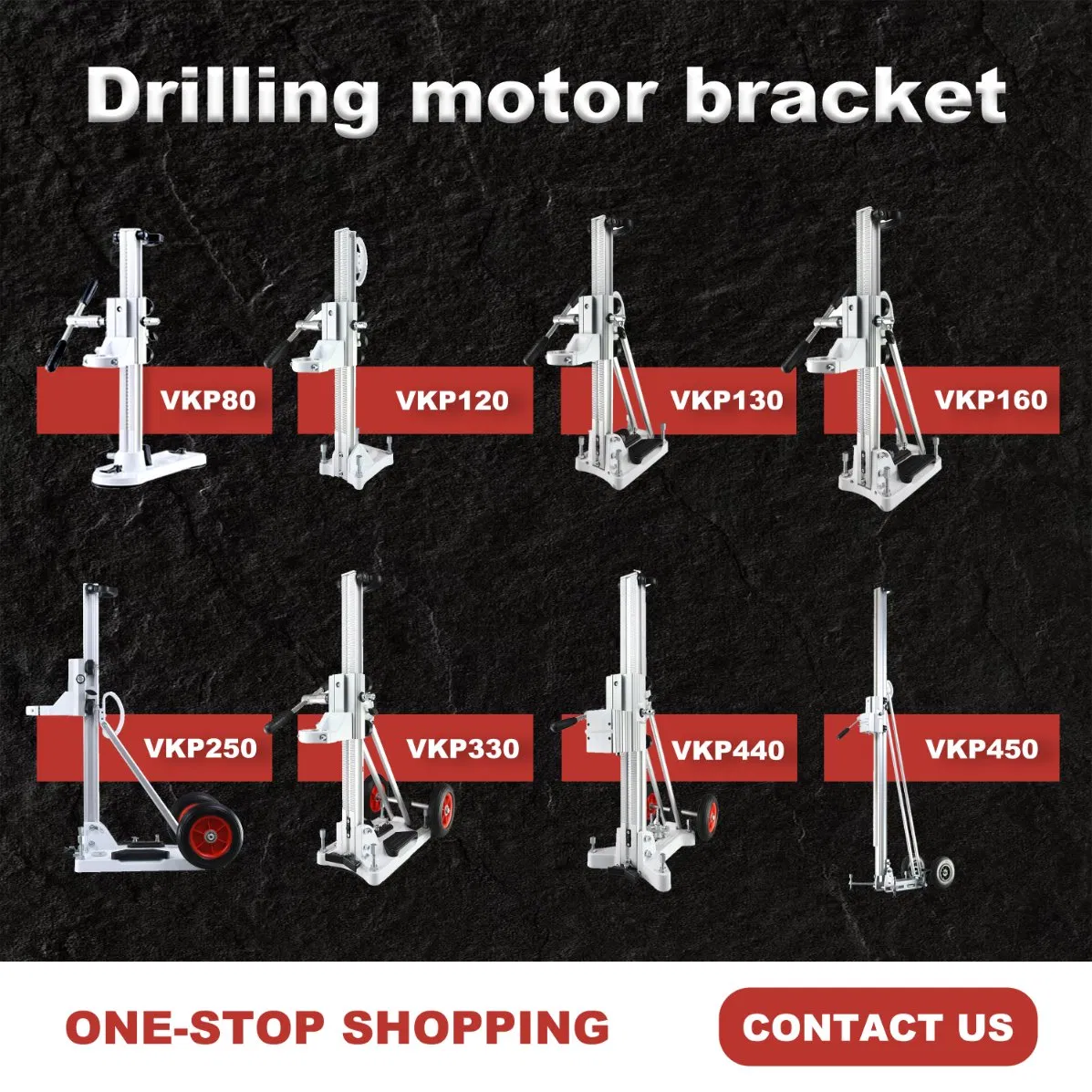Hot Sale Factory Direct Vkp120 Diamond Core Drill Machine Concrete Vertical Stand