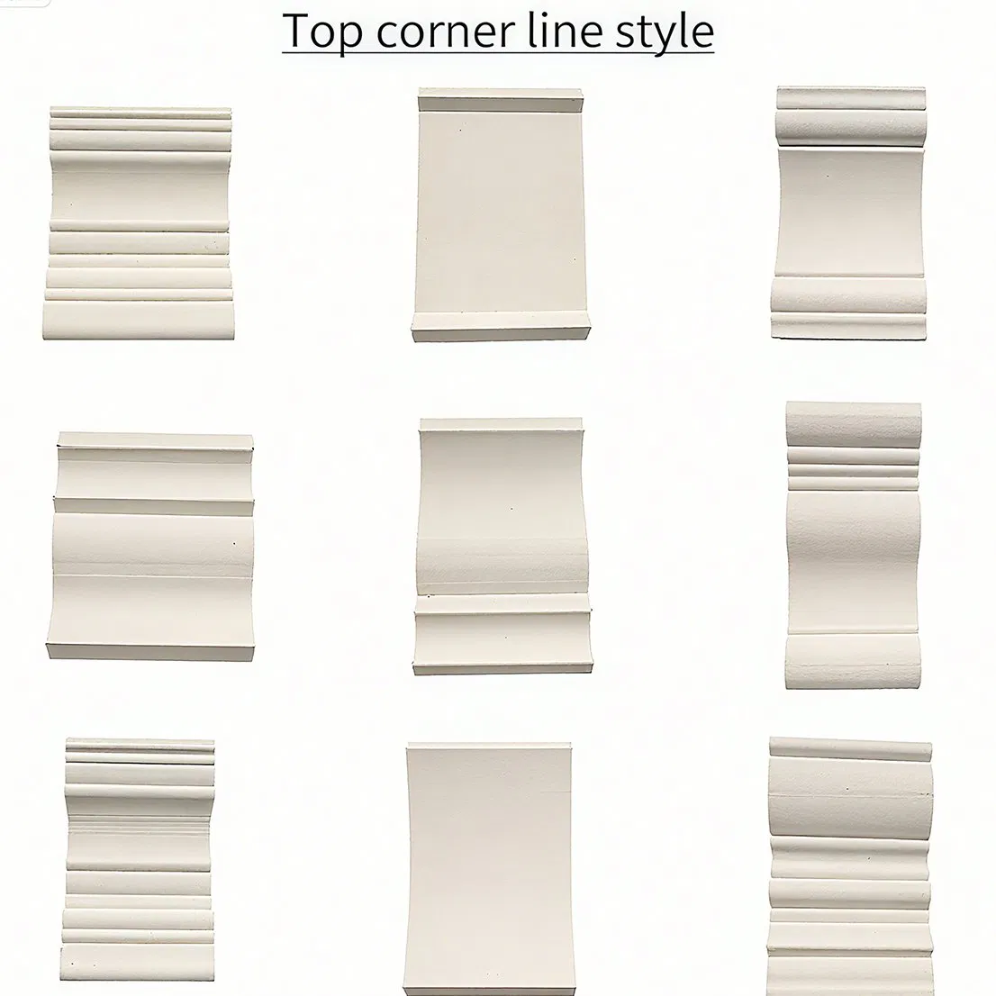 Quality Manufacturer Wooden Footing Line Kicking Line Various Styles Interior Home Decorative Baseboard Moulding Skirting