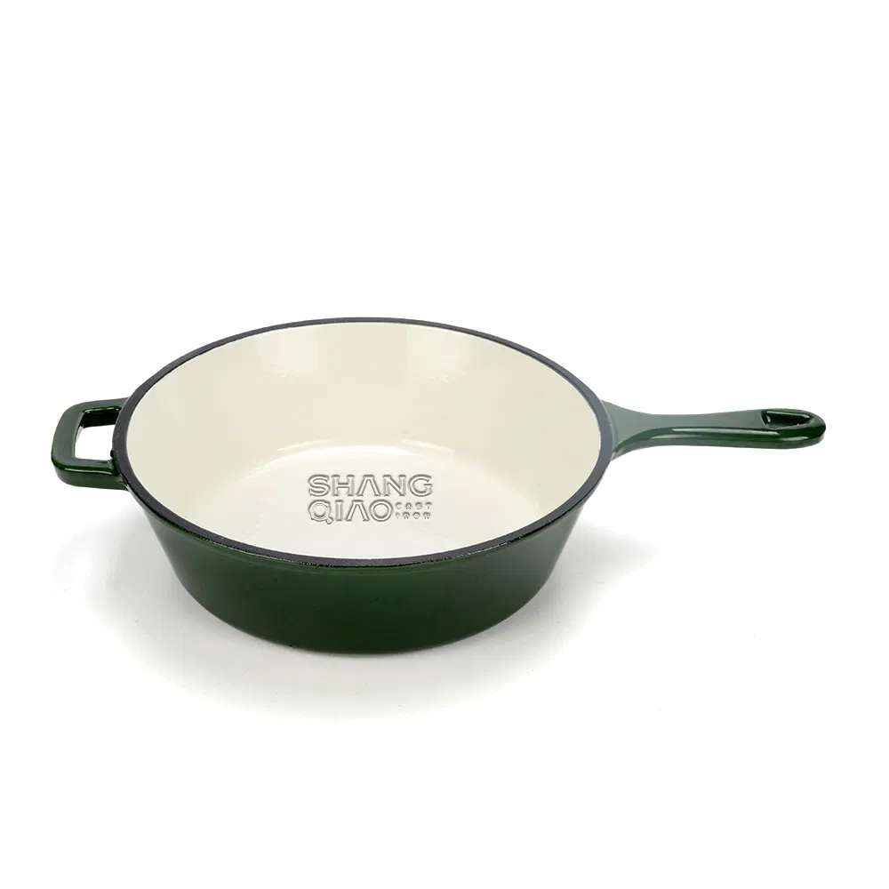 Home Cooking Cast Iron Bread Dutch Oven 2in1 Combo Cooker Skillet Lid Cast Iron Bread Pan Oven