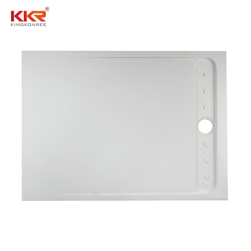 Brown Color Composite Stone Shower Base Stone Pan