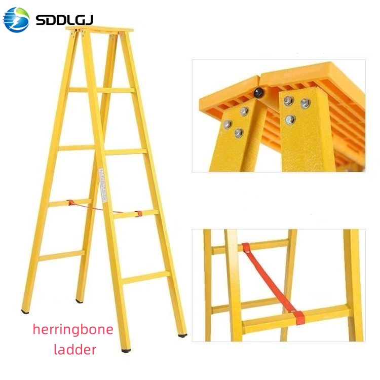 Non-Conductive Material, Fiberglass Reinforced Safety Ladder