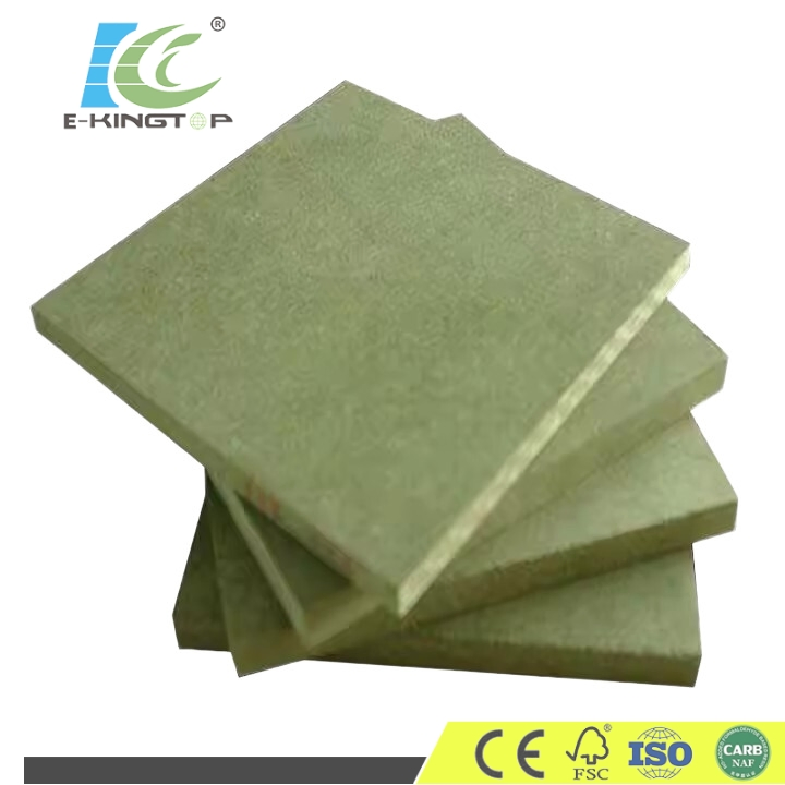 Green MDF Waterproof Moisture Proof MDF HDF with Laminated Melamine Sheets