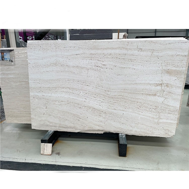 Natural White Travertine Stone Onyx Floor Wall Slabs for Decoration