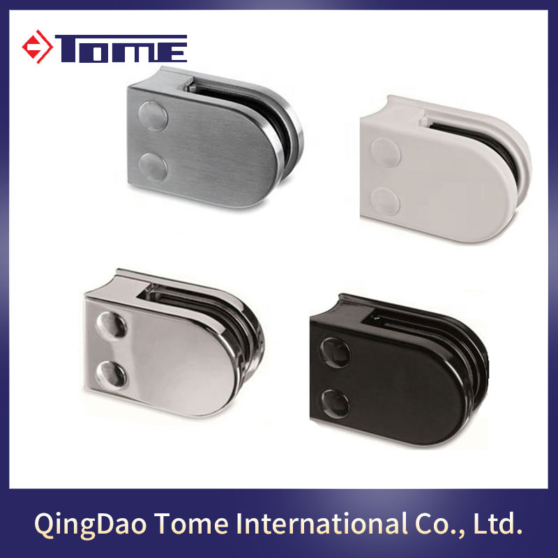 CE High Quality Stainless Steel 304/316 Zinc Alloy Glass Railing Handrail Balustrade Glass Clamp