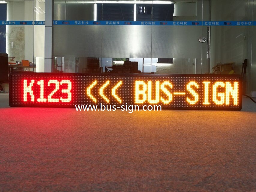 Factory Supply Destination Displays for Urban Buses