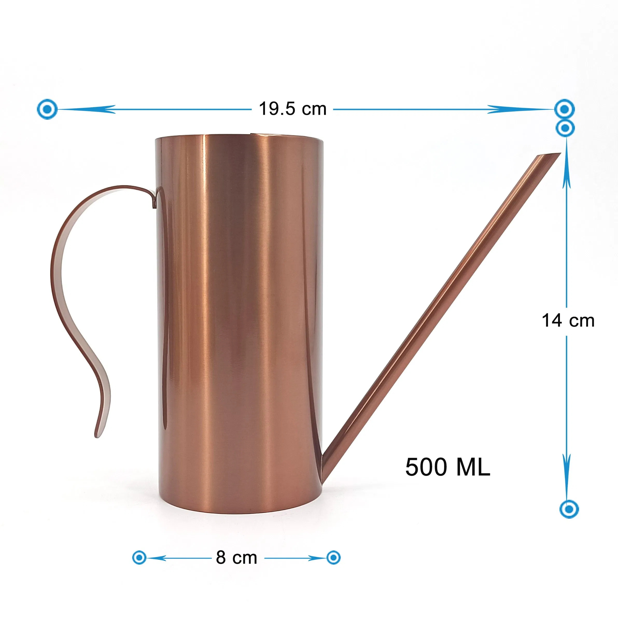 Hot Sales Hight Quality Low Price Indoor Outdoor Metal Garden SUS 304 Stainless Steel Watering Can for Plants Wholesale