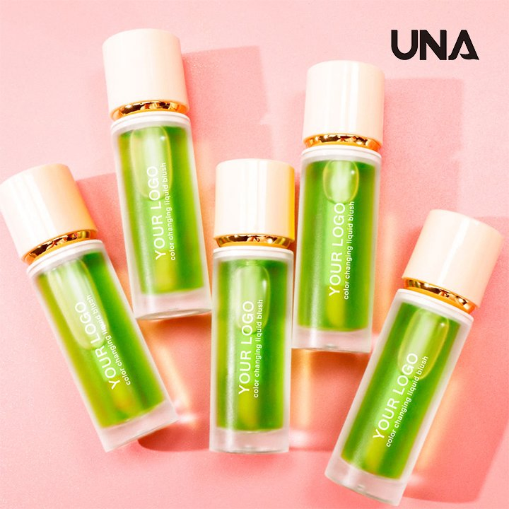 Custom Private Label Color Changing Blush Cheek Soft Creamy Vegan Makeup High Quality Liquid Blush Oil