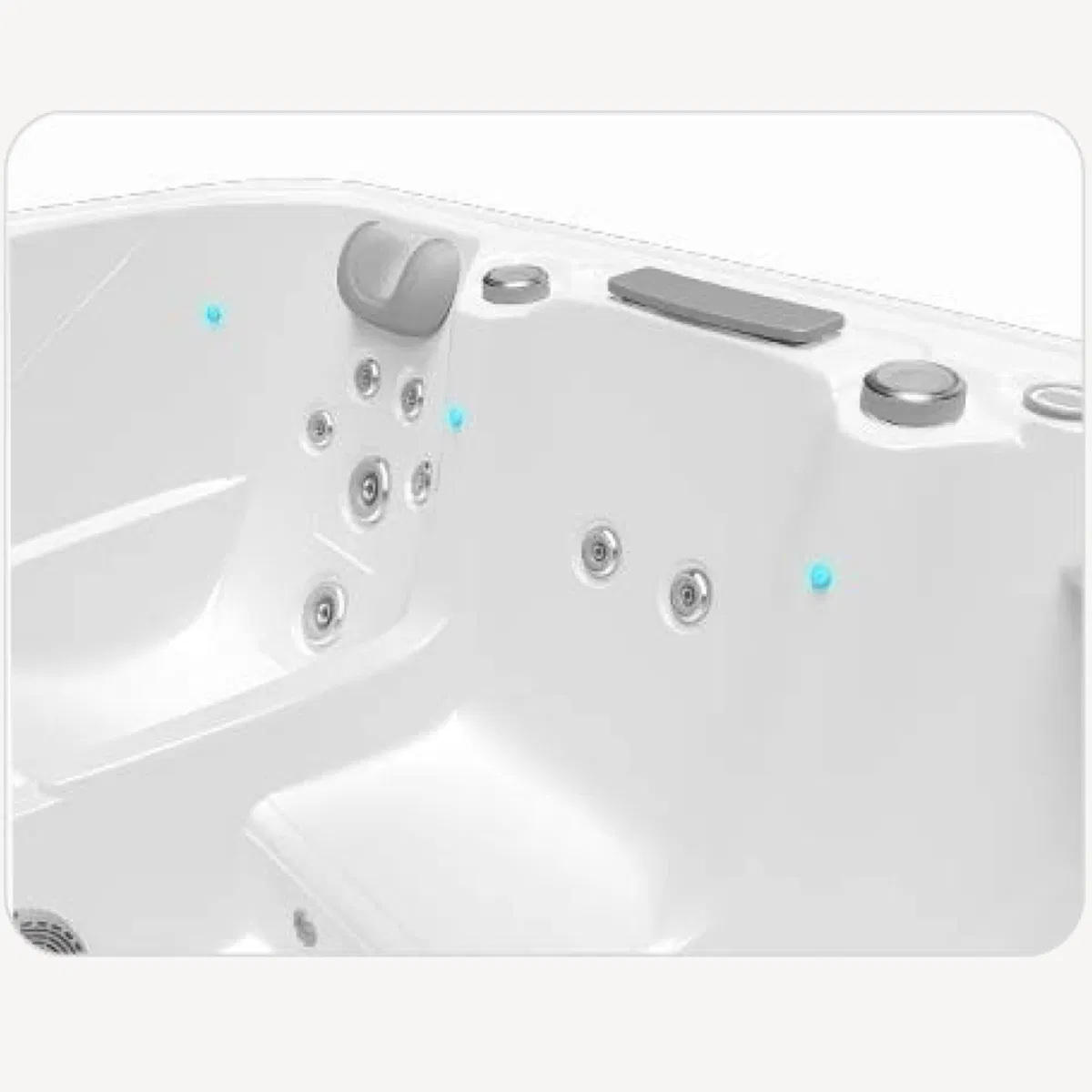 Массажная ванна SPA Jacuzzier для сада, 4 персоны