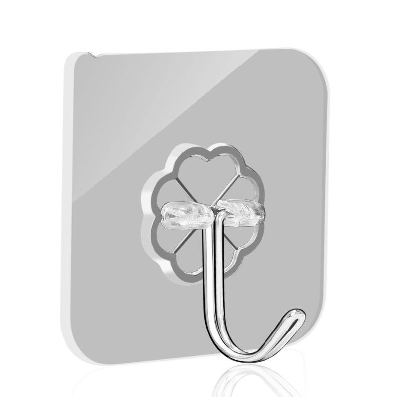 Hot Selling Non-Trace Strong Adhesive Non-Punching Transparent Wall Hooks